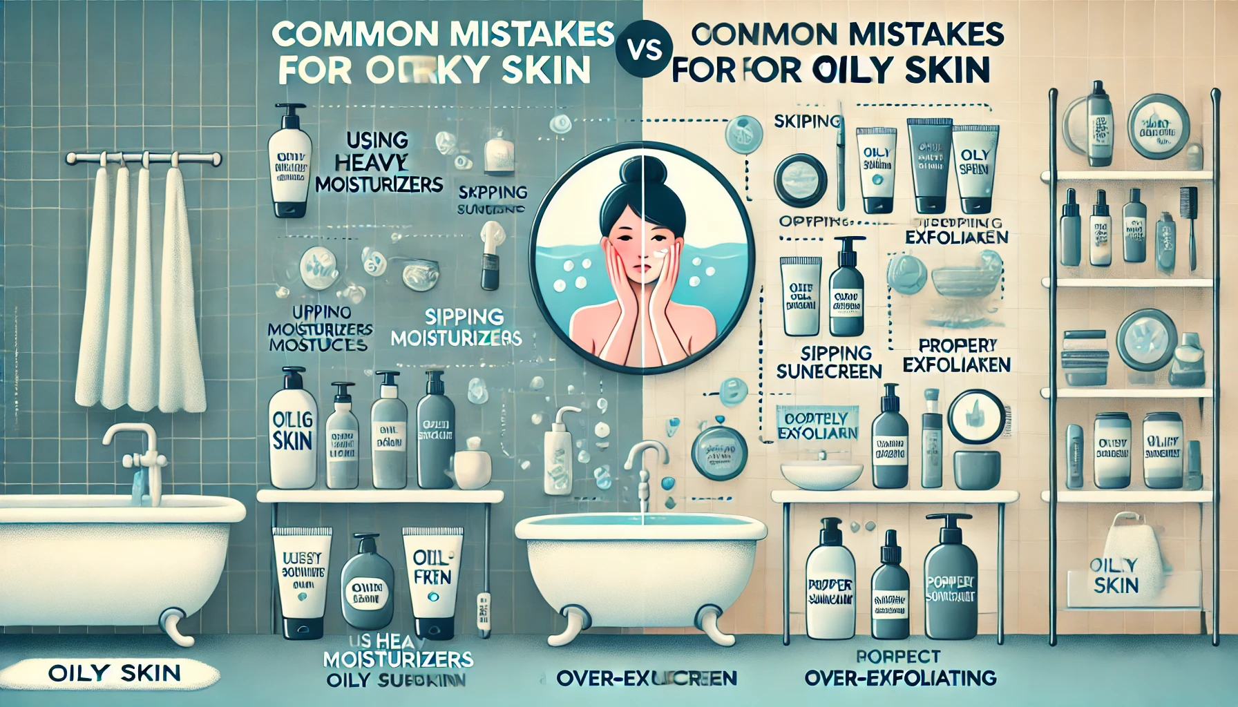 Skincare Mistakes for Oily Skin