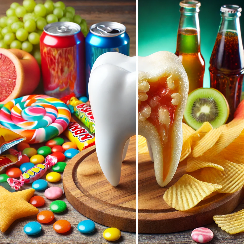 Unhealthy Food for Teeth